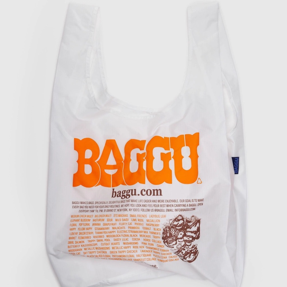 BAGGU White Reusable Tote